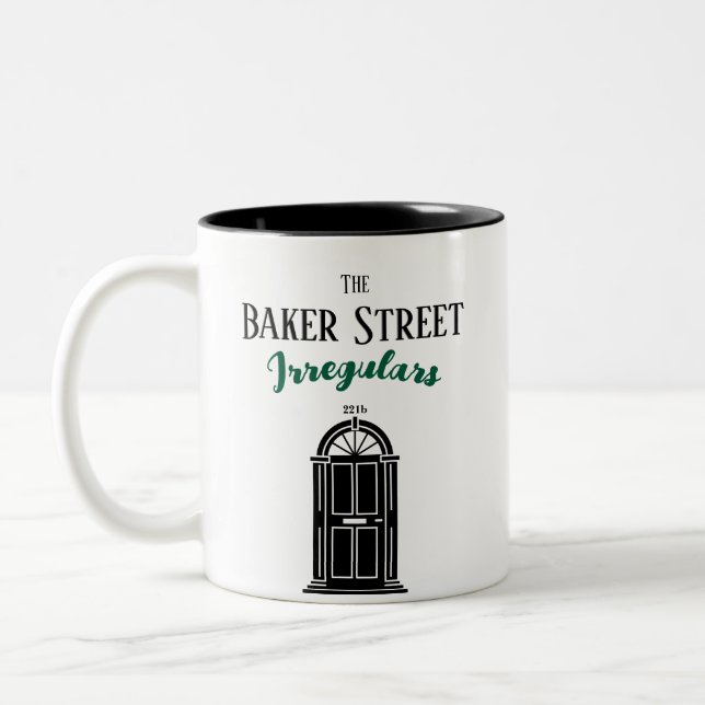 Taza Bicolor Sherlock Holmes Mug - The Baker Street Irregulars (Izquierda)