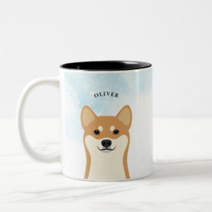 Taza Bicolor Shiba Inu Mugs