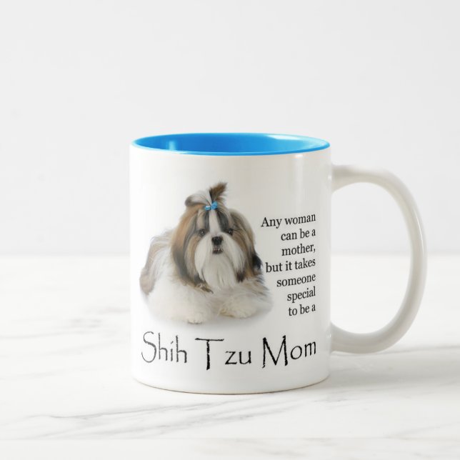 Taza Bicolor Shih Tzu Mom Mug (Derecha)