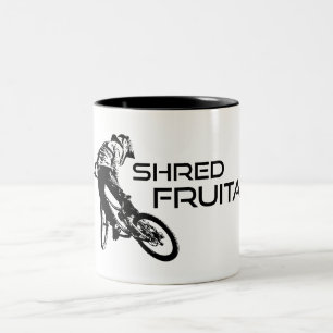 Taza Bicolor Shred Fruita Colorado Mountain Bicicleta
