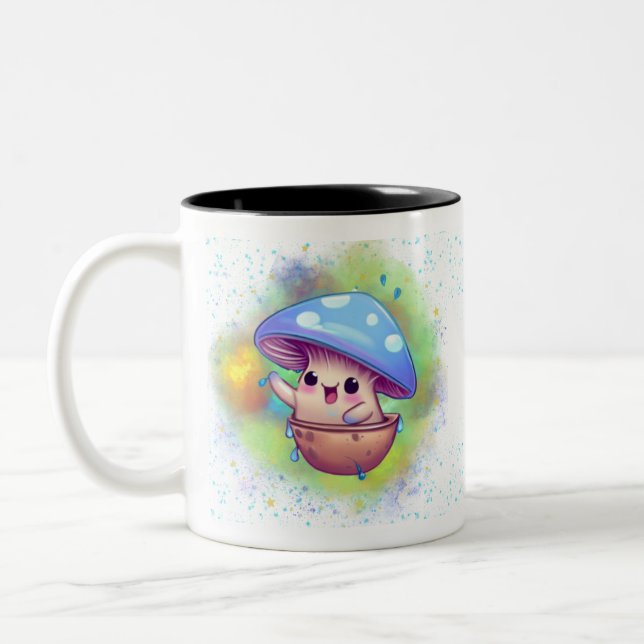 Taza Bicolor Shroomoscope Aquarius Mug (Izquierda)