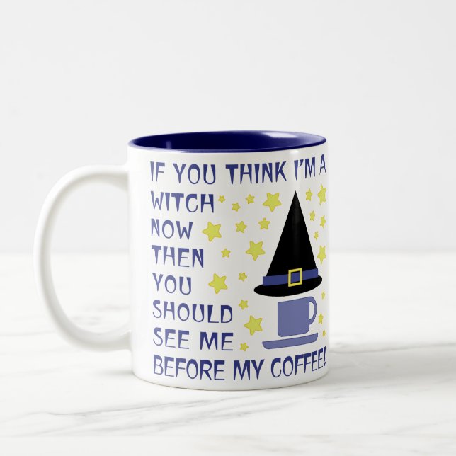 TAZA BICOLOR SI CREES QUE YO SOY UNA TESTIGO... (Izquierda)