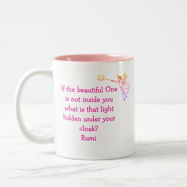 Taza Bicolor Si el hermoso - Rumi (Izquierda)