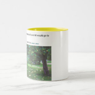 Taza Bicolor Si el mundo fuera a la fa
