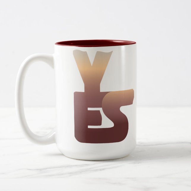 Taza Bicolor Sí Mug (Izquierda)