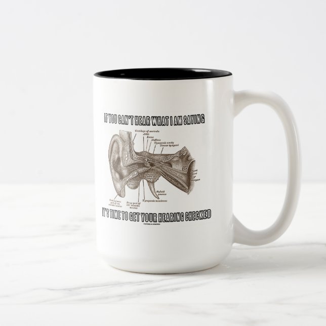 Taza Bicolor Si no puedes escuchar lo que estoy diciendo (Anato (Derecha)