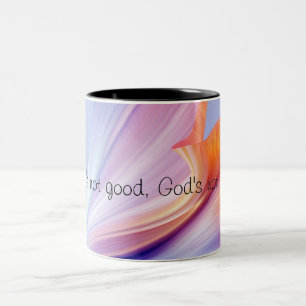 Taza Bicolor Si no se ha hecho la fe inspiradora mug