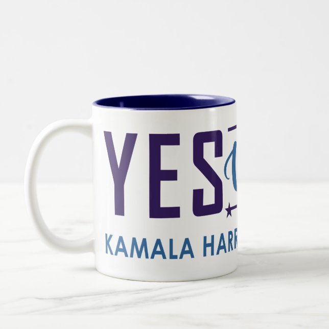 TAZA BICOLOR SÍ NOSOTROS KAM! (Izquierda)
