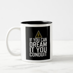 Taza Bicolor Si Puedes Soñarlo, Conduces