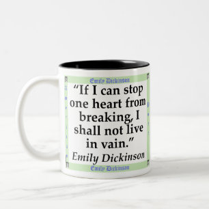 Taza Bicolor Si puedo parar un corazón de la fractura -