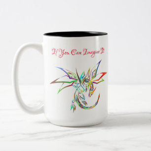 Taza Bicolor Si se lo imaginan