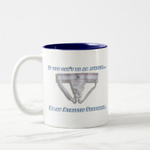 Taza Bicolor Si usted no puede ser atleta…