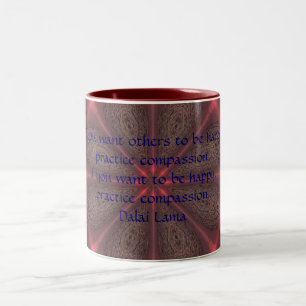 Taza Bicolor Si usted quisiera que otros fueran felices,