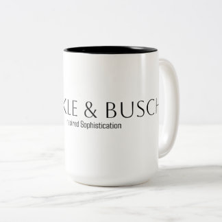 Taza Bicolor Sickle and Busch marca el tazón de café clásico