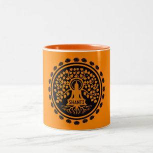 Taza Bicolor Siddhartha Gautama, arte budista