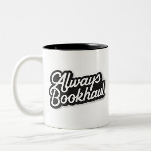 Taza Bicolor Siempre Bookhaul – Diseño Divertido para Amantes d