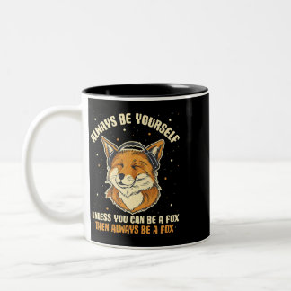 Taza Bicolor Siempre Sé Tú Mismo A Menos Que Puedas Ser Un Fox