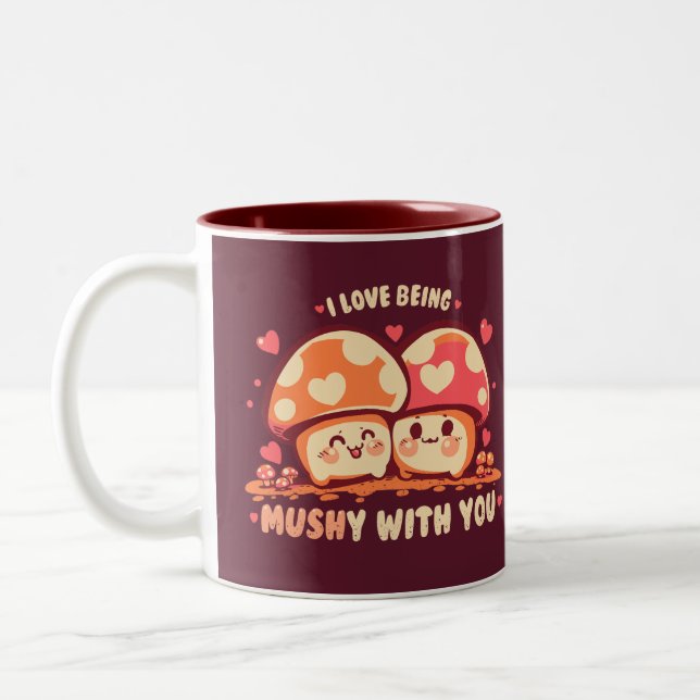 Taza Bicolor Siendo MUSH con usted (Izquierda)