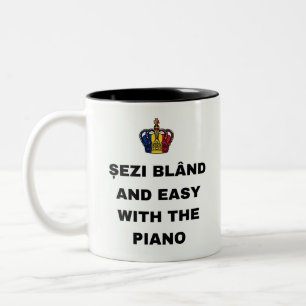 TAZA BICOLOR SIENTA BLANDO Y FÁCIL CON EL PIANO