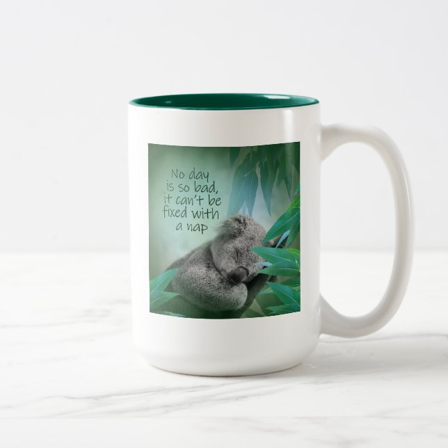 Taza Bicolor Siesta de koala (Derecha)