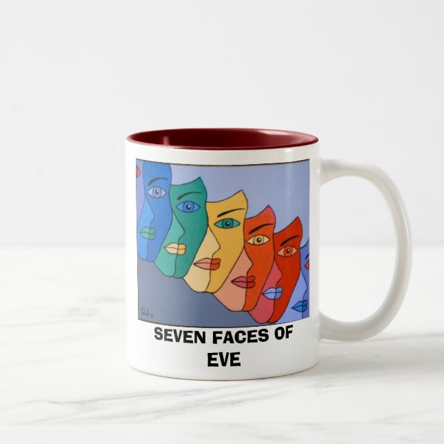 TAZA BICOLOR SIETE CARAS DE VÍSPERA (Derecha)