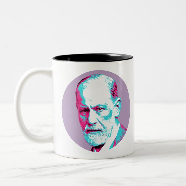 Taza Bicolor Sigmund Freud (Izquierda)
