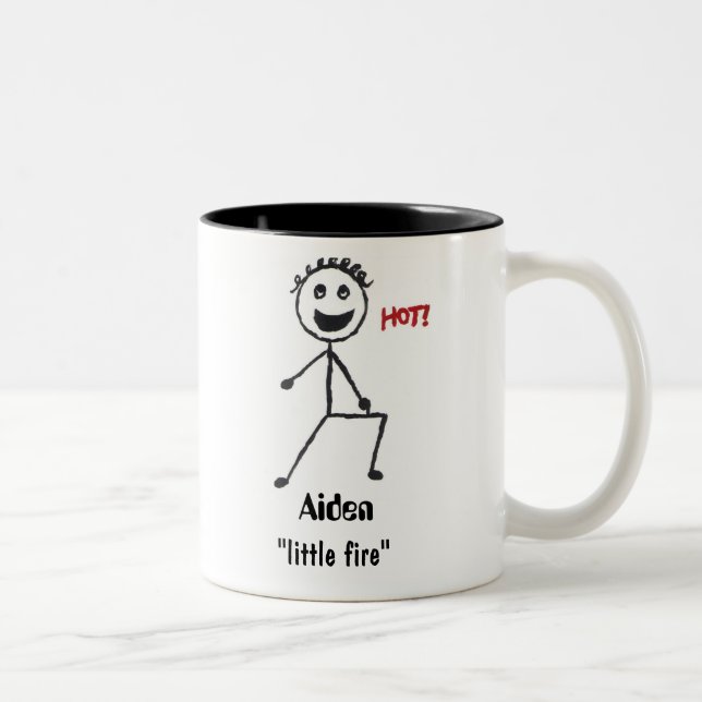 Taza Bicolor Significado conocido de Aiden (Derecha)