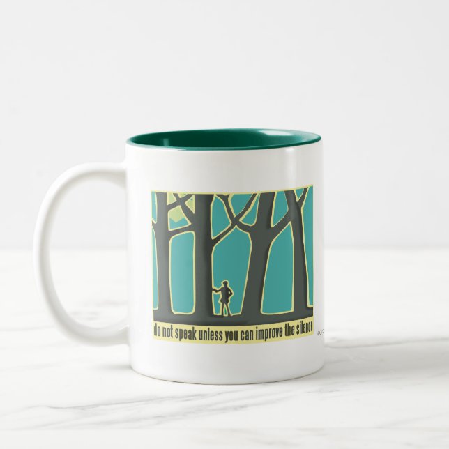 Taza Bicolor Silencio forestal (Izquierda)