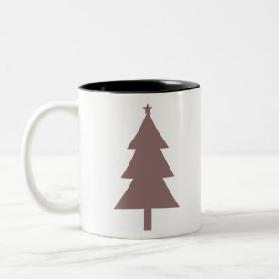 Taza Bicolor Silhouette 8 de Navidad