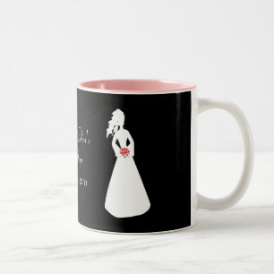 Taza Bicolor Silhouette II Bridal