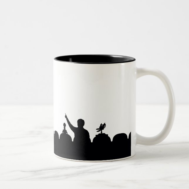 Taza Bicolor Silhouette Mug. MST3K (Derecha)