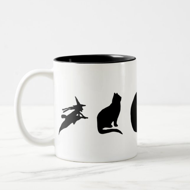 Taza Bicolor Silhouette Spells Sipper (Izquierda)
