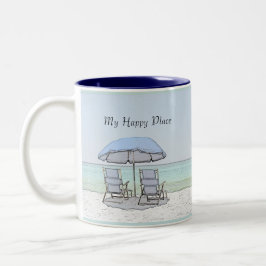 Taza Bicolor Sillas de playa