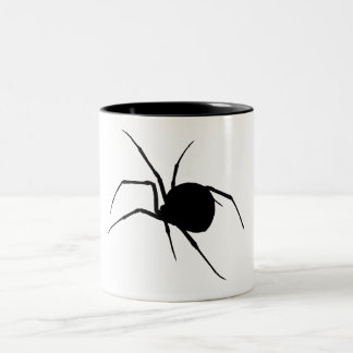 Taza Bicolor Silueta de la araña
