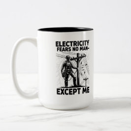 Taza Bicolor Silueta de liniero inspirador cita