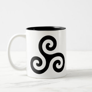Taza Bicolor Símbolo de Triskele