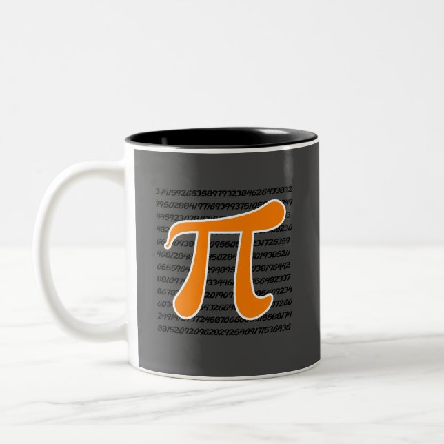 Taza Bicolor Símbolo Naranja Pi (Izquierda)