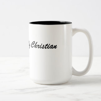 Taza Bicolor Simplemente cristiano