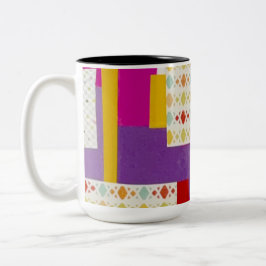 Taza Bicolor Simplemente Patrones
