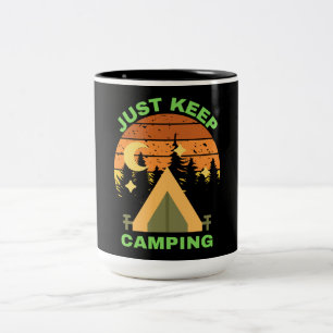 TAZA BICOLOR SIMPLEMENTE SIGAN CAMPANDO