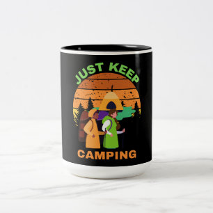 TAZA BICOLOR SIMPLEMENTE SIGAN CAMPANDO