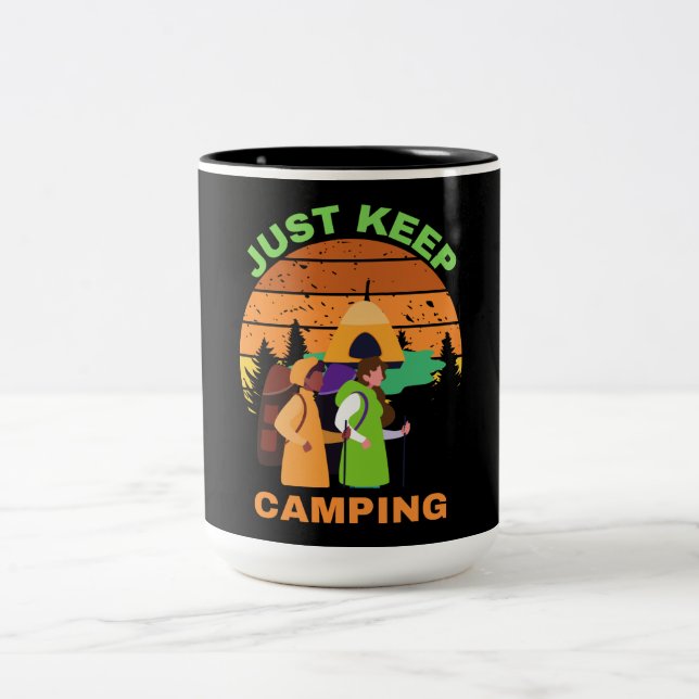 TAZA BICOLOR SIMPLEMENTE SIGAN CAMPANDO (Centro)