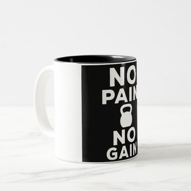 Taza Bicolor Sin dolor sin ganancia - Gimnasio (Anverso izquierdo)