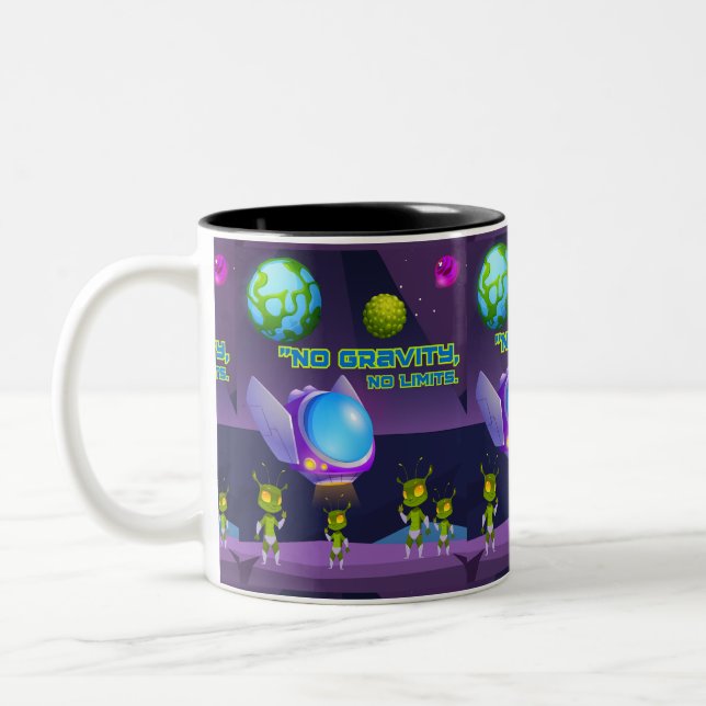 Taza Bicolor Sin gravedad ni límites (Izquierda)