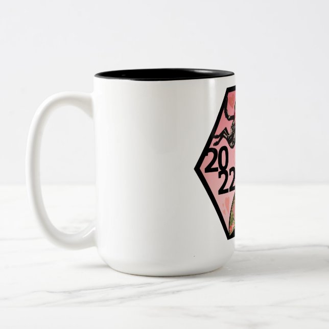 Taza Bicolor Sin insignia de febrero de días perdidos (Izquierda)