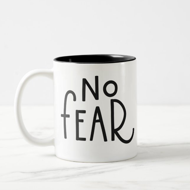 Taza Bicolor sin miedo (Izquierda)