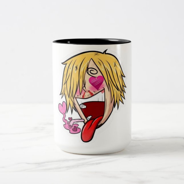 Taza Bicolor 💞 Sinji Love Mug – Anime-Inspired Emotional Coffe (Centro)
