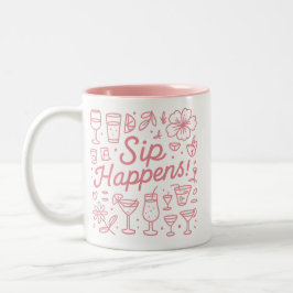 Taza Bicolor Sip Happens