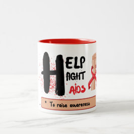 Taza Bicolor Sip por una causa: Ayuda a luchar contra el SIDA