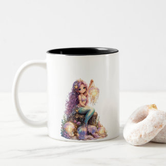 Taza Bicolor Sirena linda